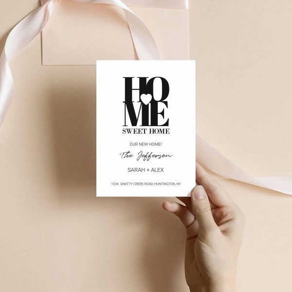 home moved printable invitation