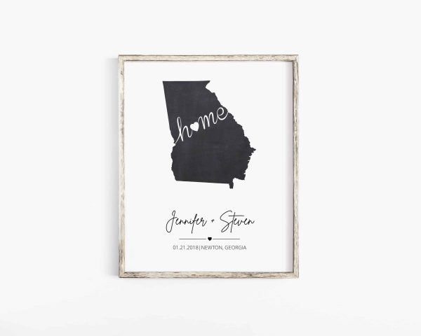 chalkboard georgia wall art poster scaled