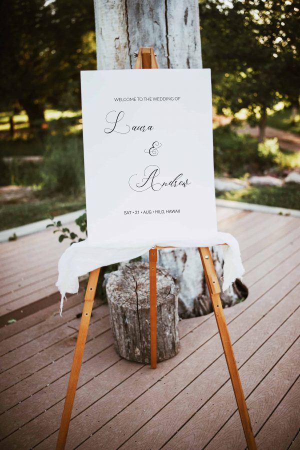 Minimal Wedding Welcome Sign Printable Template scaled