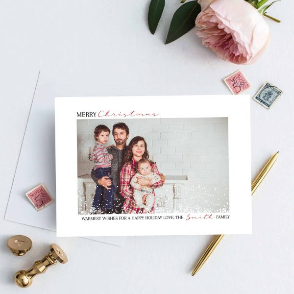 Printable Family Holiday Photo Collage Christmas Card