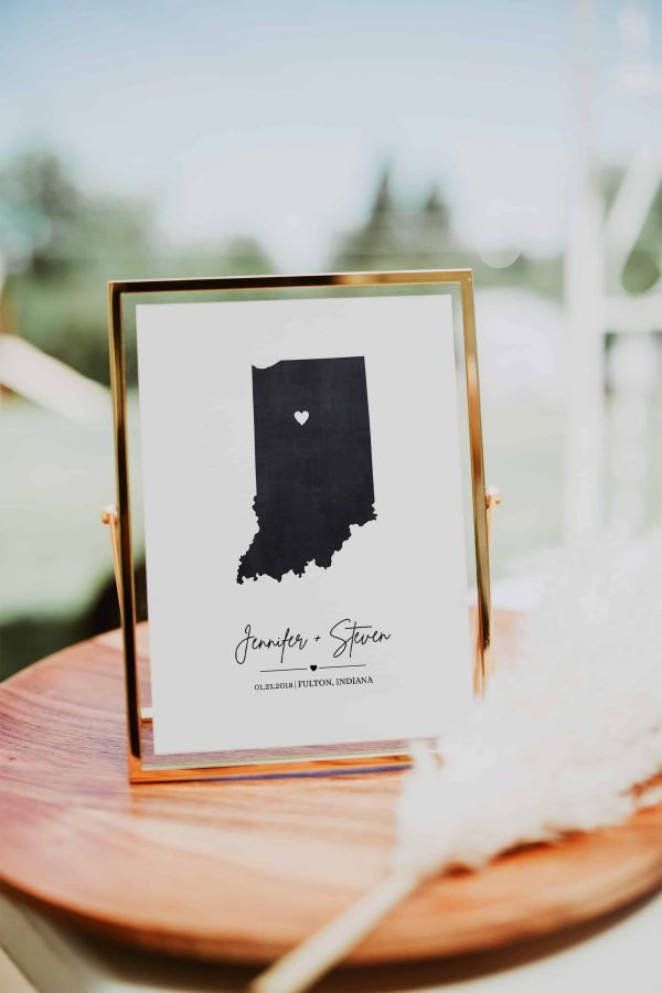 chalkboard indiana state wallart poster scaled