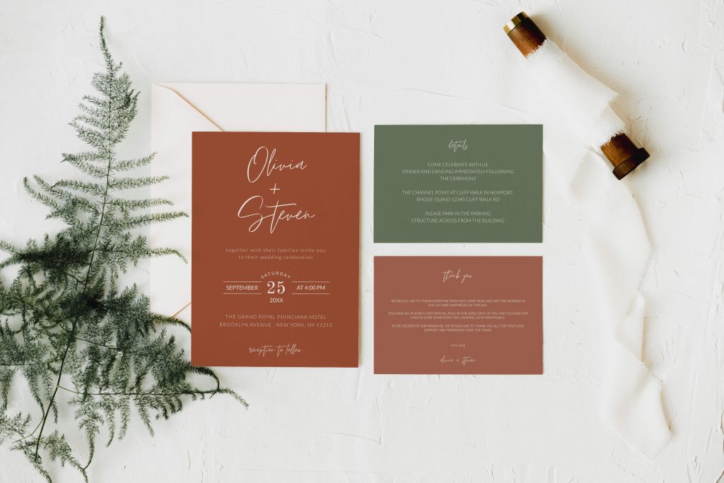 DIY Wedding Invitation