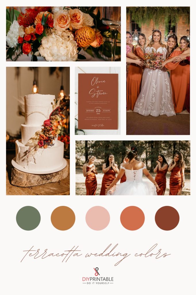 Terracotta Wedding Color Schemes