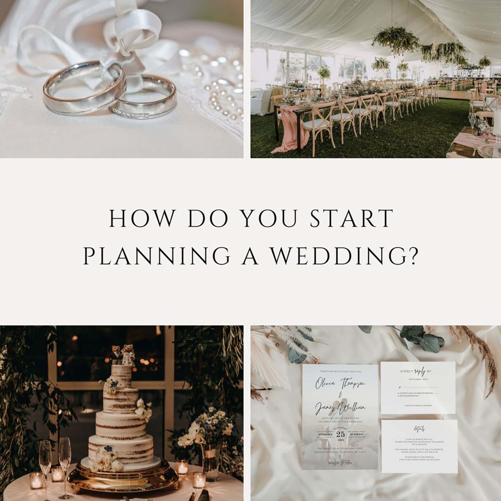 How do you start planning a wedding