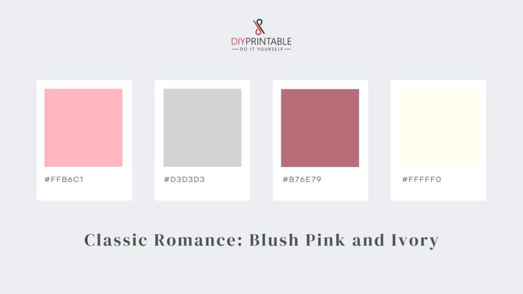 Classic Romance Blush Pink and Ivory