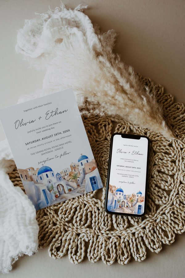 Electronic Mobile and Printable Wedding Invitation scaled