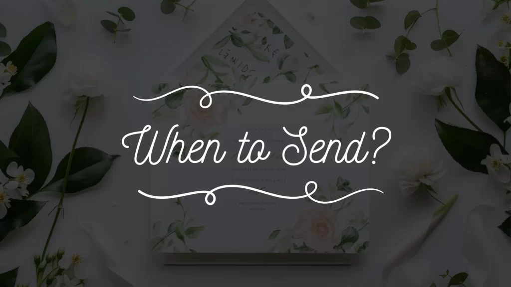 When To Send Save The Dates