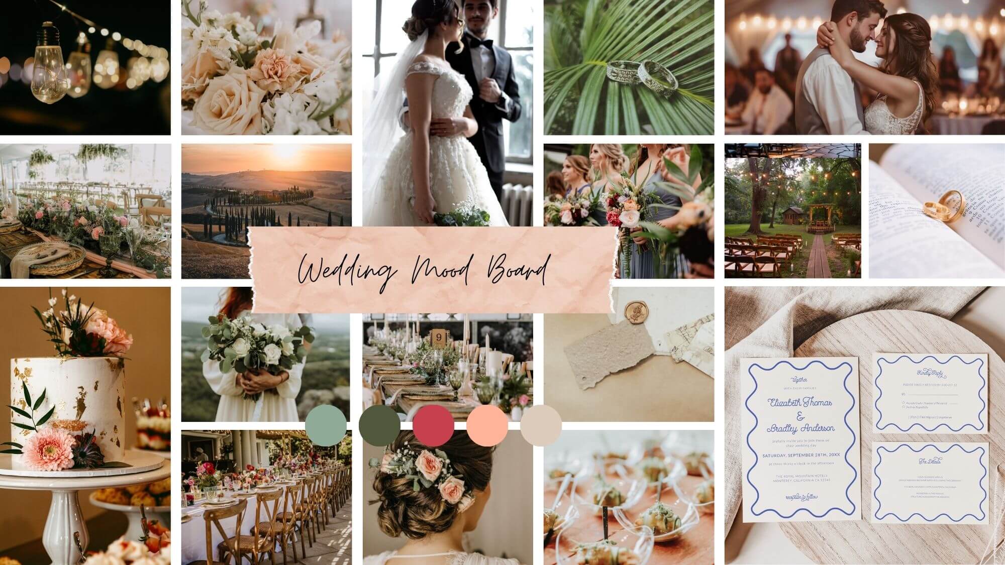 How to Create a Wedding Vision Board