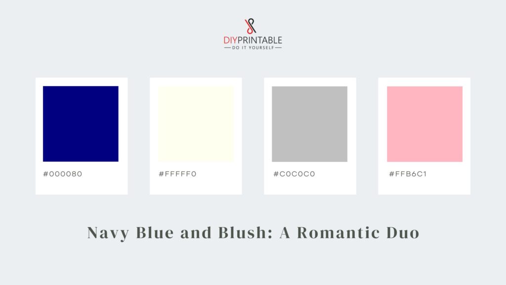 Navy Blue and Blush A Romantic Duo
Color Palette