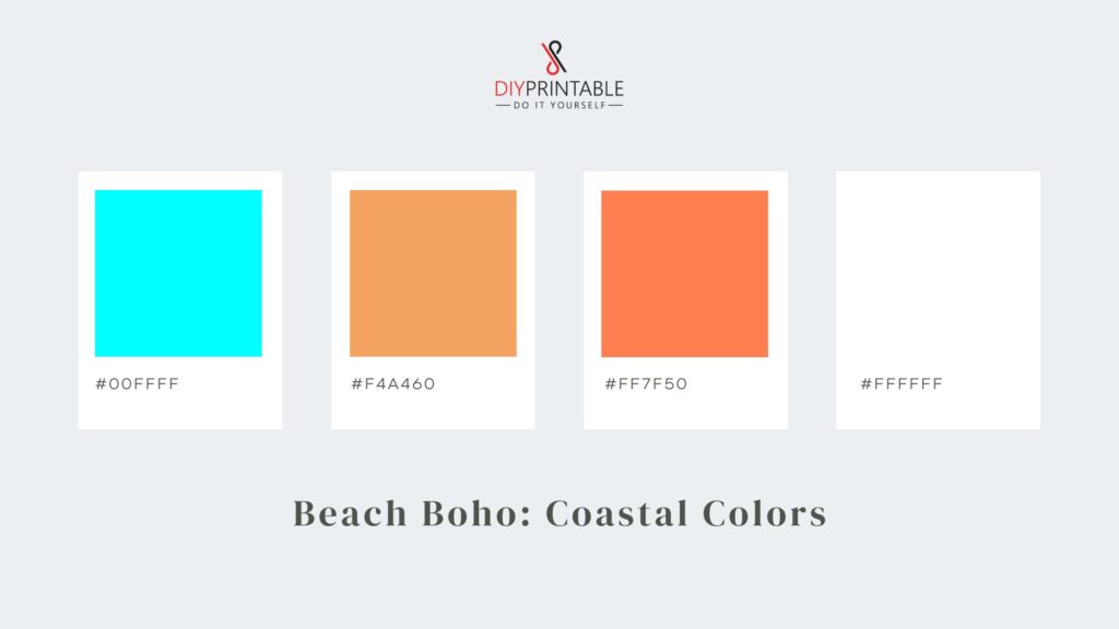 Beach Boho Coastal Colors