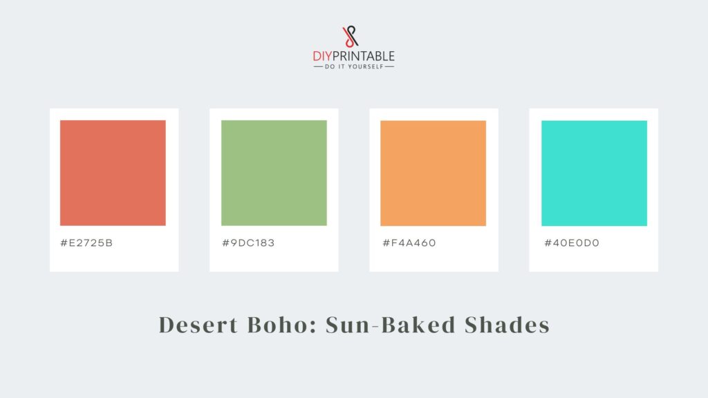 Desert Boho Sun-Baked Shades Color Palette