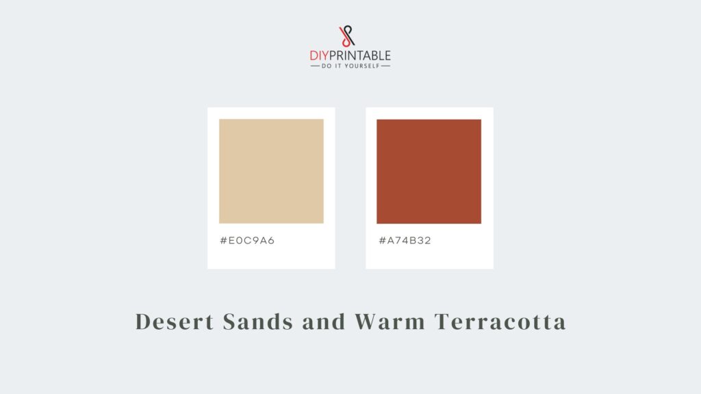 Desert Sands and Warm Terracotta Color Palette