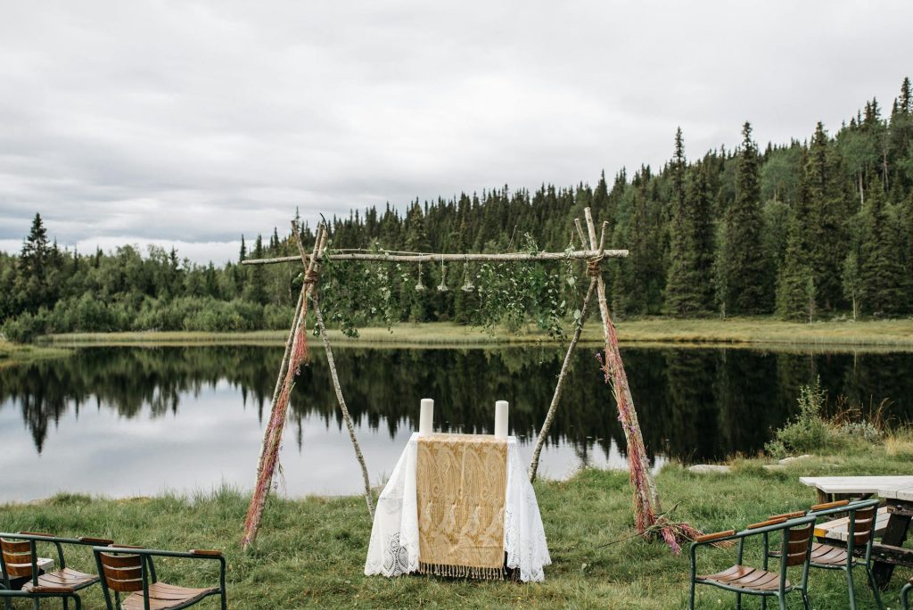 Eco Friendly Garden Wedding