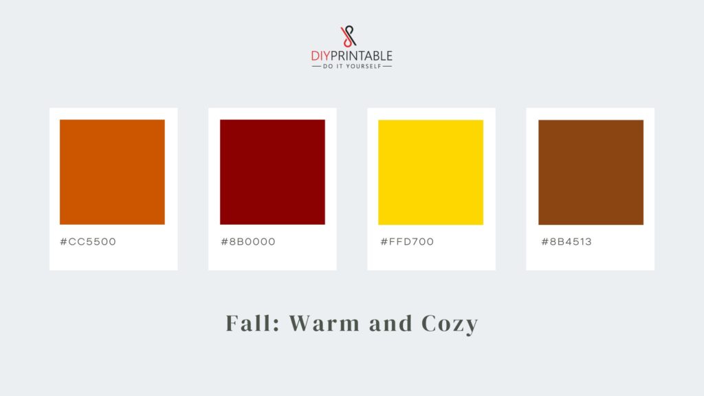 Fall Warm and Cozy Color Palette