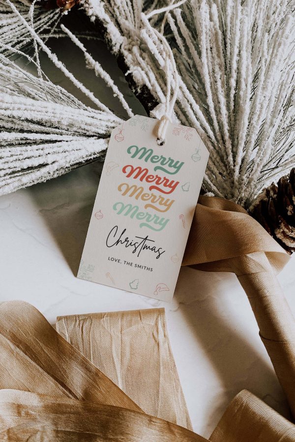 Merry Christmas Gift Tags Template