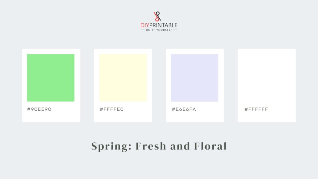 Spring Fresh and Floral Color Palette