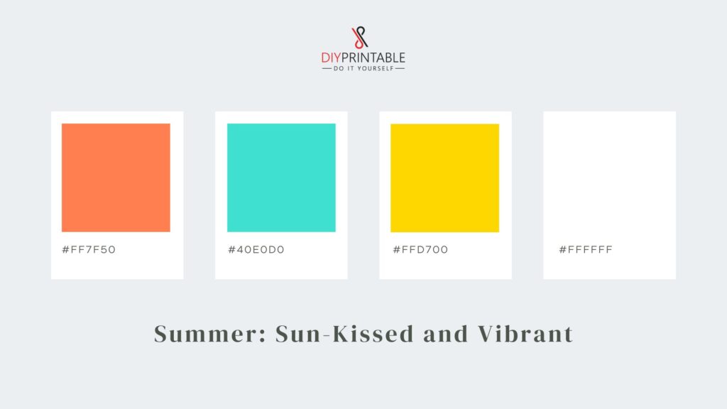 Summer Sun-Kissed and Vibrant Color Palette