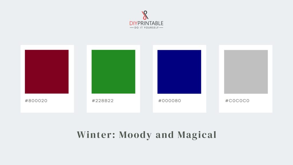 Winter Moody and Magical Color Palette