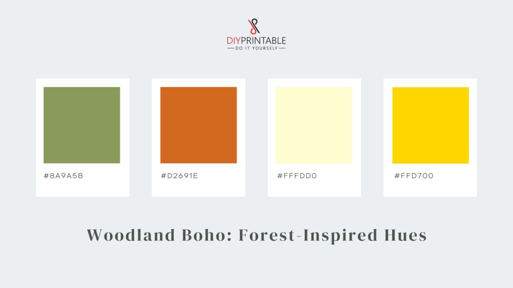 Woodland Boho Forest-Inspired Hues Color Palette