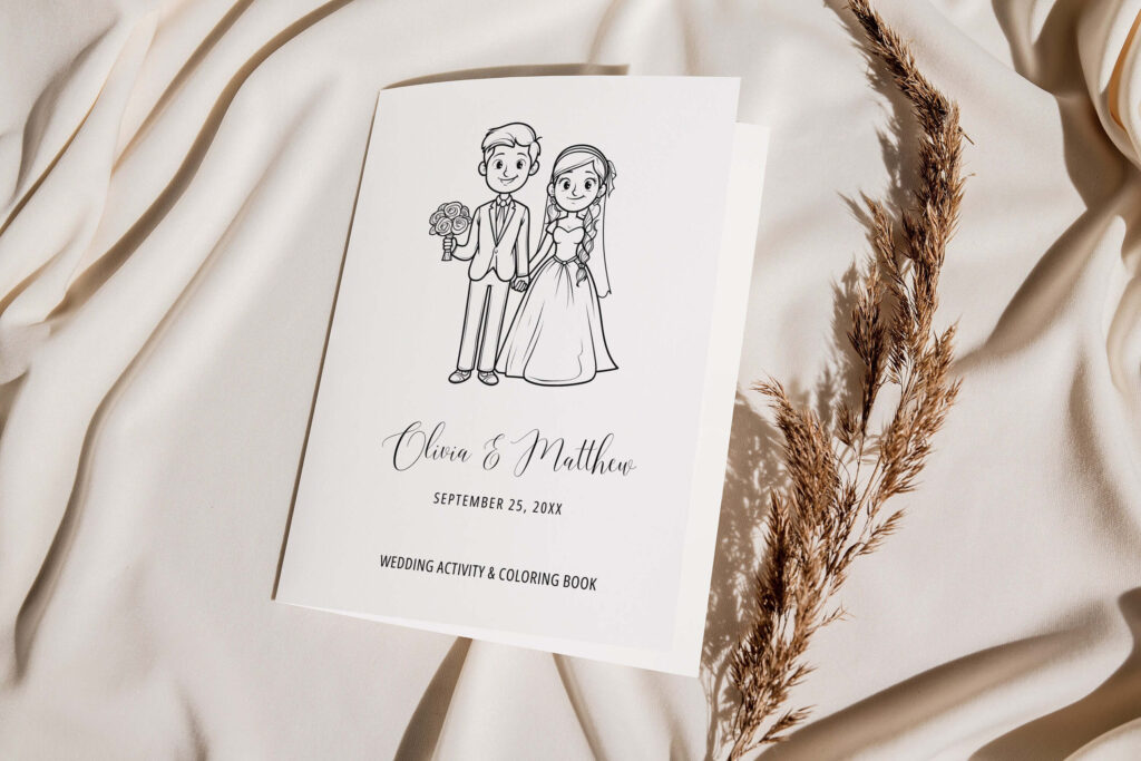 Printable Wedding Activity Book for Kids